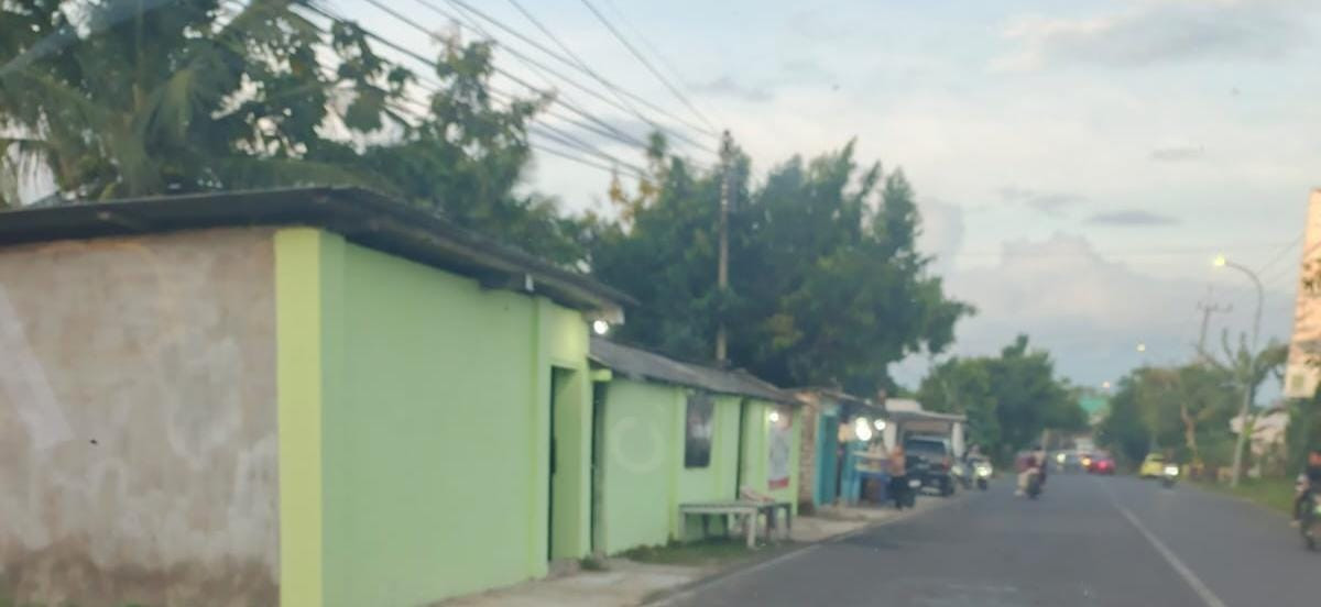 Tempat yang diduga kuat sebagaj pusat jualan miras di Sumenep 