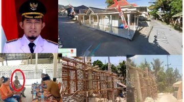 Ket Foto: Sosok yang dilingkari merupakan Arif, menantu H. Halik, yang hadir mewakili H. Halik dalam musyawarah terkait polemik dugaan bangunan yang memakan badan jalan di Desa Payudan Daleman, Kecamatan Guluk-Guluk, Sumenep.